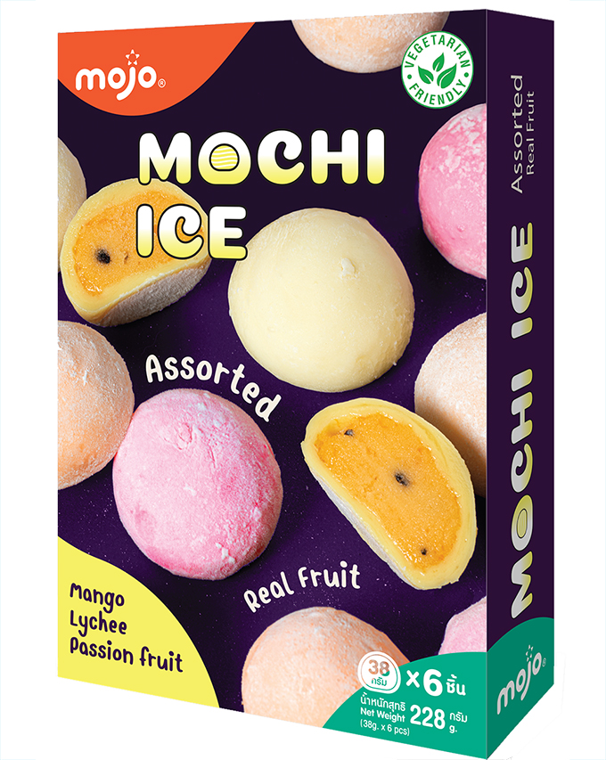 Mochi Ice Assorted Flavors  6X38 G