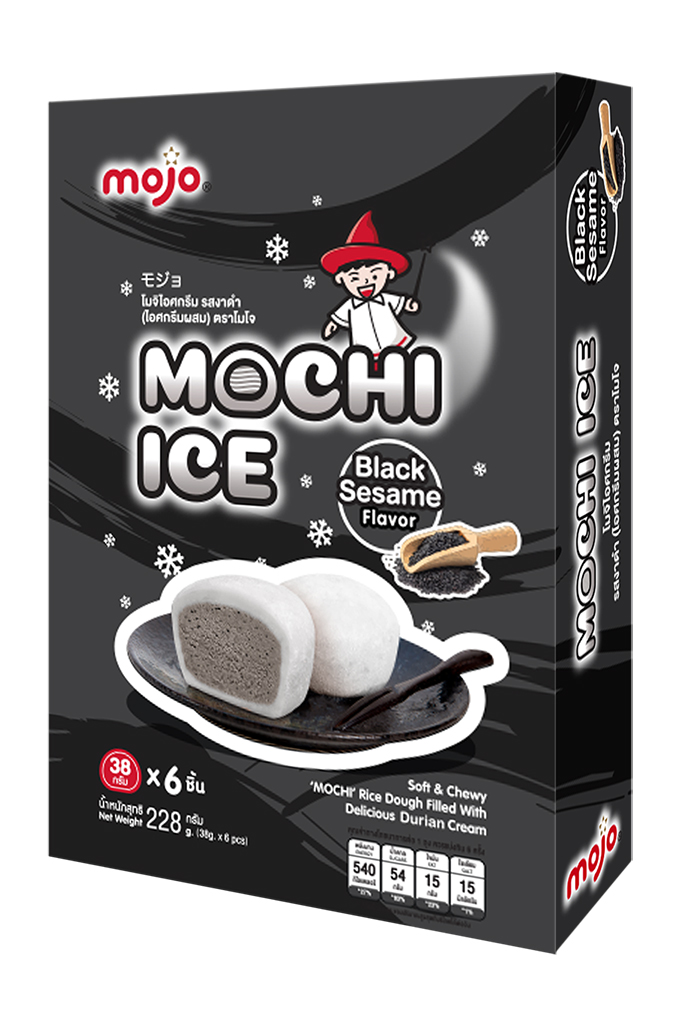 Mochi Ijs Zwarte Sesam  6X38 G