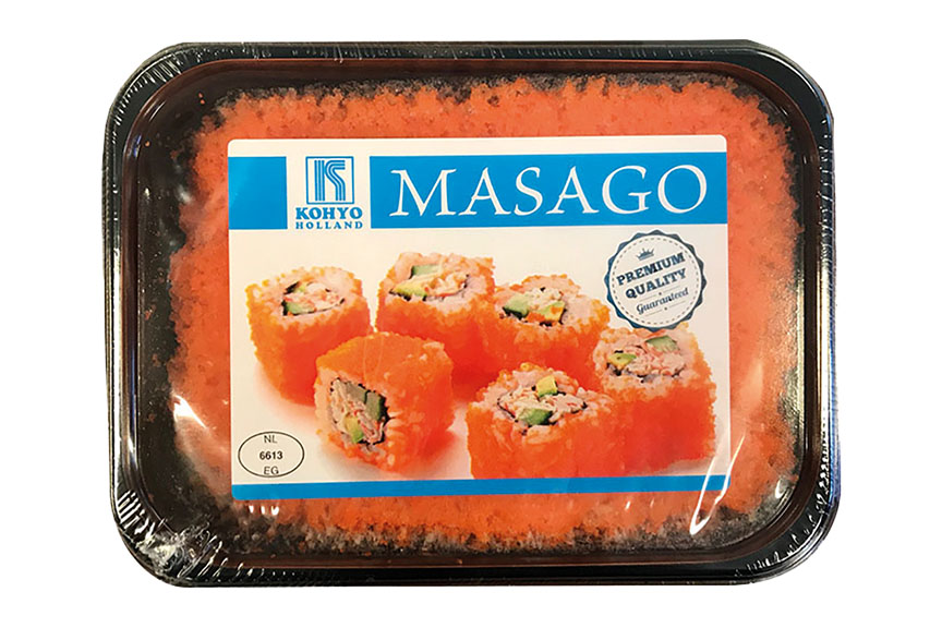 Sushi Kaviaar Kuit Oranje Masago