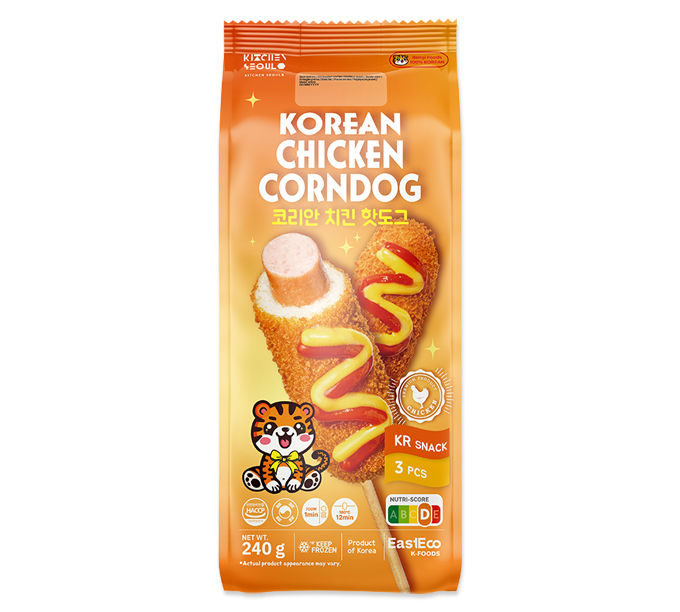 Corndog au poulet coréen