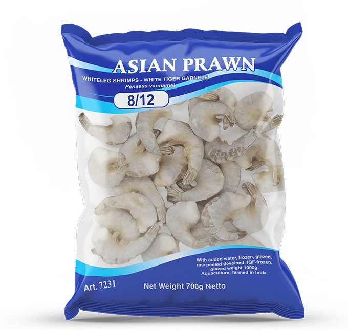 Vannamei Garnalen  8/12