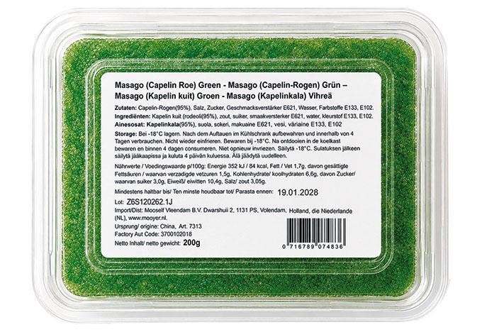 Masago (Capelin Roe) Green