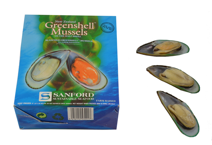 Half Shell Mussels New Zealand  MEDIUM (30/45)