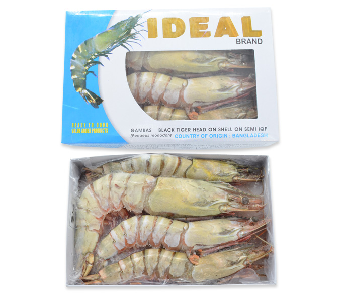Black Tiger Shrimps  2/4
