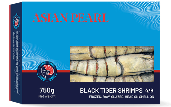 Black Tiger Shrimps  4/6
